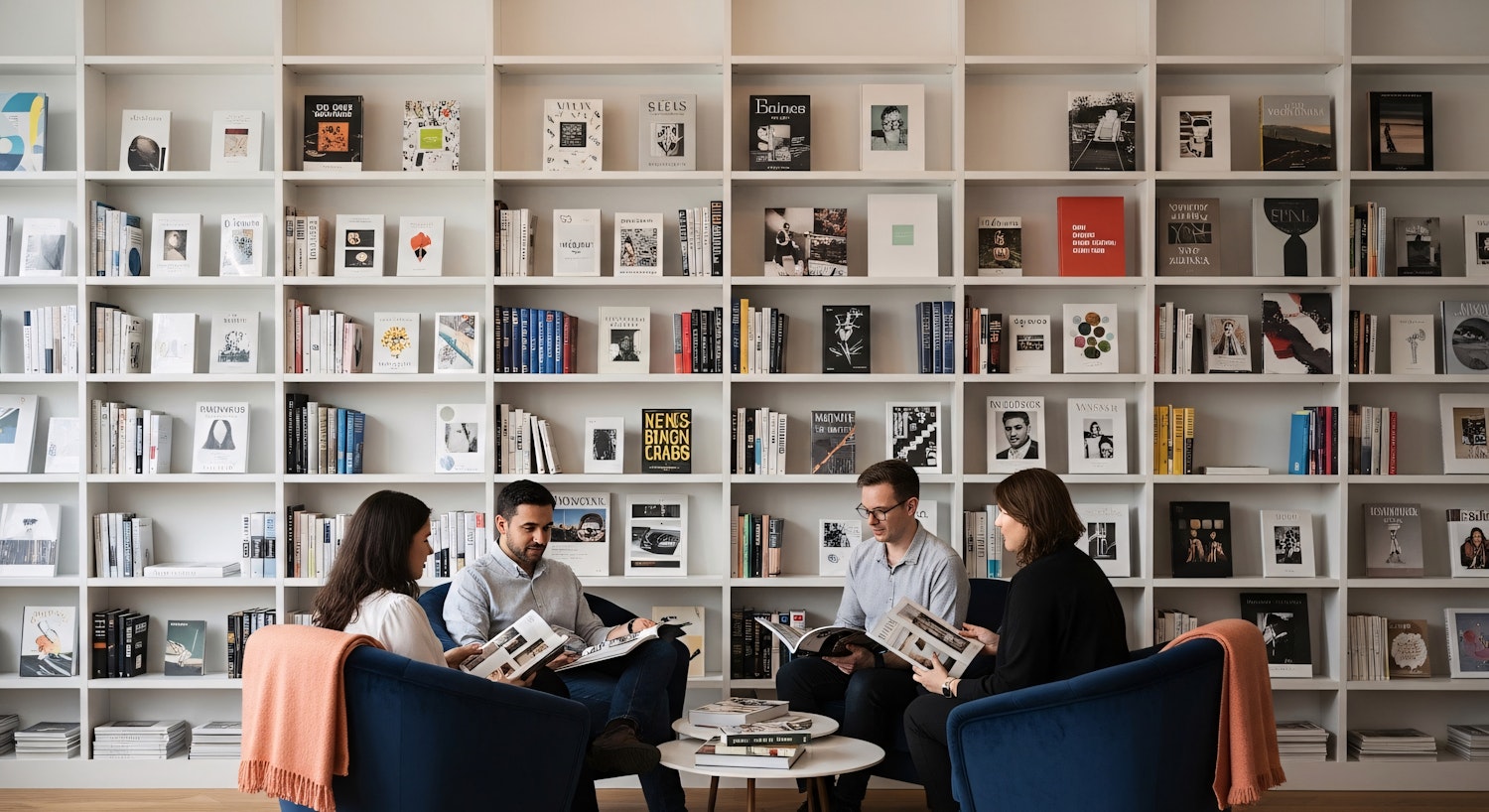 Diverse individuals from different backgrounds and generations enjoying books, symbolizing the universal appeal and lasting impact of bestselling authors.